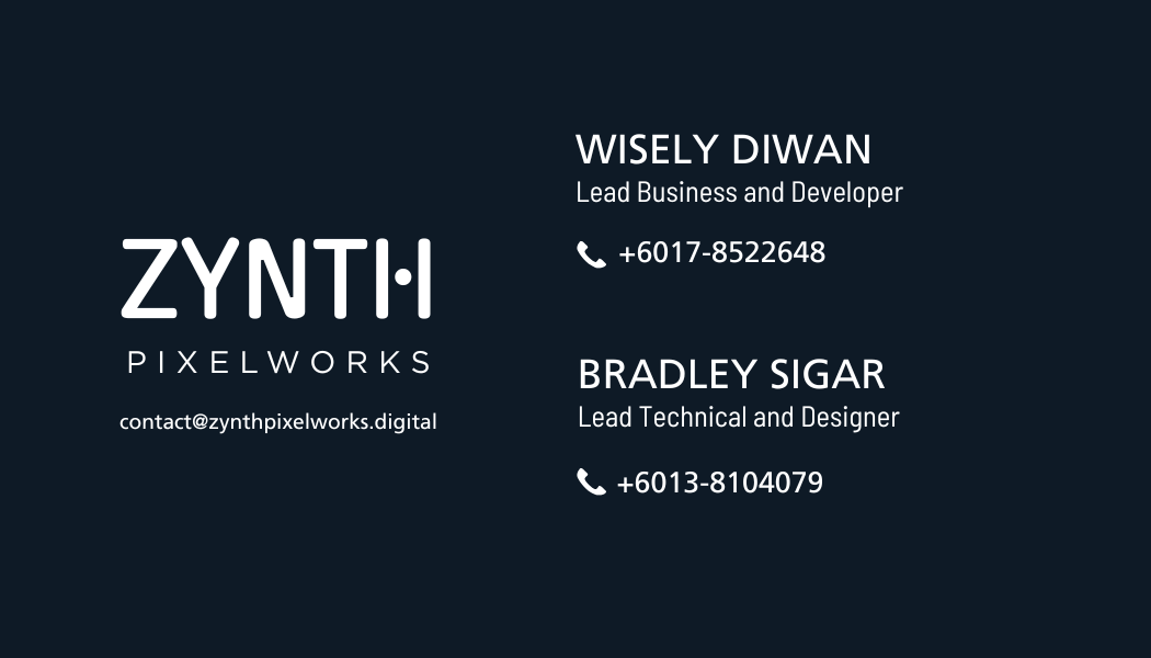 business card front